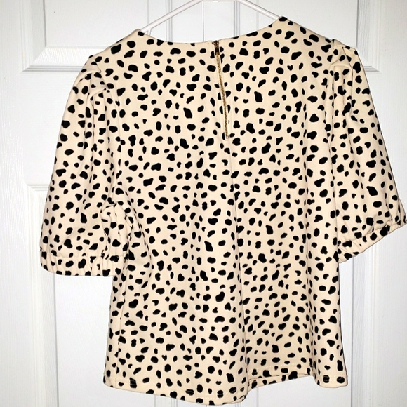 Melloday with Sleeve Animal print Blouse - Picture 1 of 8